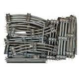 Vintage tomato box W/ assorted train tracks