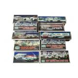 10 Hess Trucks in Original Boxes