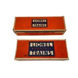 Lionel 6454 Box Car & 657 Passenger Car in OG