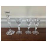 Unmarked Crystal Stemware Set