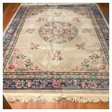 Chinese Floral Area Rug, 10ï¿½5ï¿½ x 7ï¿½11ï¿½