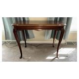 Mahogany Writing Table with Queen Anne Legs