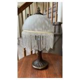 Modern Lamp with Frosted Glass Shade, 16 in.