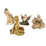 Four World of Krystonia Figurine Group, England