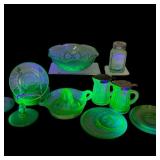 Uranium Glass Tableware