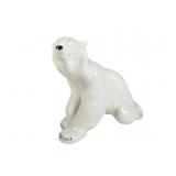 Circa 1950 Lomonosov Porcelain Polar Bear