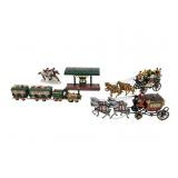 Department 56 Stagecoaches and Train Depot