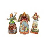 Three Jim Shore Angel Figurines