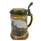 Mettlach Stein #2277 Wartburg Castle Beer Stein 0.
