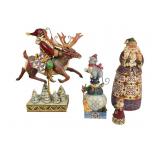 Four Jim Shore Christmas Figures