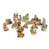 Cherished Teddies Figurine Collection, 14 pcs