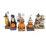 Jim Shore Cat Figurines Grouping