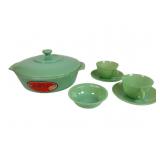 Jadeite Casserole Group, Mixed Makers