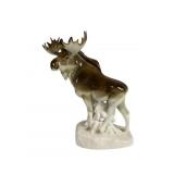 Imperial Porcelain Moose Figurine 13" Tall