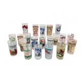 22 Kentucky Derby Souvenir Glasses Lot