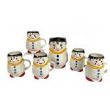 Goebel Ceramic Pitcher and Five Mugs Set