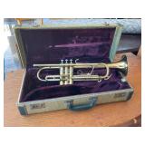 Vtg Silvertone Model 200 Trumpet with Case