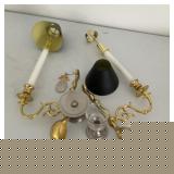 Brass Sconces and Baldwin Pewter Candle Hold