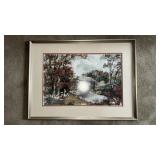 R. Greenleaf Signed Watercolor, 1974, Covered