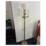 Stiffel Brass Floor Lamp, 60 Inches Tall