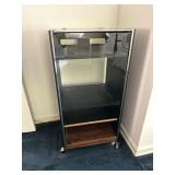 Vintage Stereo Cabinet with Casters