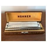 Hohner Chromonica Harmonica with Case