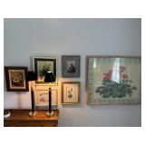 Floral Prints, Painting, and Lights