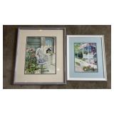 Two S.M. Armbruster Watercolors