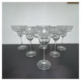 Six Glass Shrimp Cocktail Glasses