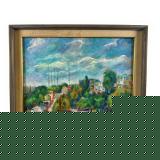 Charles Frith Oil on Canvas, Manayunk View