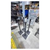 4 Speaker Stands, 33.5 Inches Tall