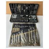 Combination Wrench Set & Socket Tool Set with