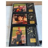 Davey Allison Limited Edition Clocks Set NOS
