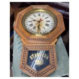 Antique Oak Sessions Calendar Standard Time