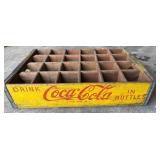 Coca-Cola Original Yellow & Red Bottle Crate