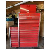 Large Snap On ToolBox with Roller & Top Piece