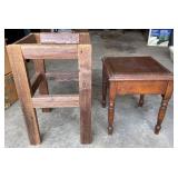 Antique Shoe Shine Bench & Plant Stand Frame