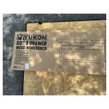 Yukon 60" 3 Drawer Wood Workbench NIB