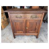 Antique Wash Stand with Drawer & Two Doors