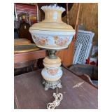 Vintage Electrified GWTW Lamp w/ Matchingï¿½Globe