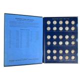 Roosevelt Dime Album with 60 Dimes