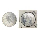 Two Mexican Silver Coins