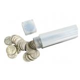 50 Silver Mercury Dimes Circulated