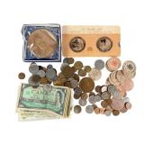 Foreign Coins, Currency, Tokens, and Medals