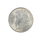 1921 Silver Morgan Dollar with Luster and Tï¿½n