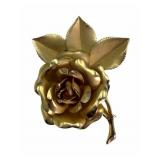 Vintage 14k Large Floral Brooch
