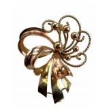 HL 14k Rose & Yellow Gold Brooch