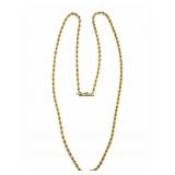 14k Yellow Gold 18" Rope Chain Necklace