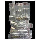 Gorham Sterling Fairfax 3 Place Settings, 5pc