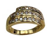 14k Diamond Band